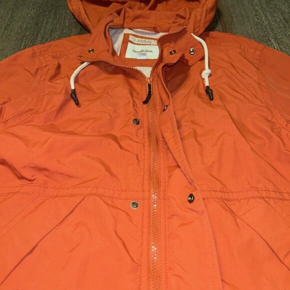 Goodfellow & Co. Men's Windbreaker/Rain Jacket  Water Resistant Orange Sz Small - Picture 4 of 8